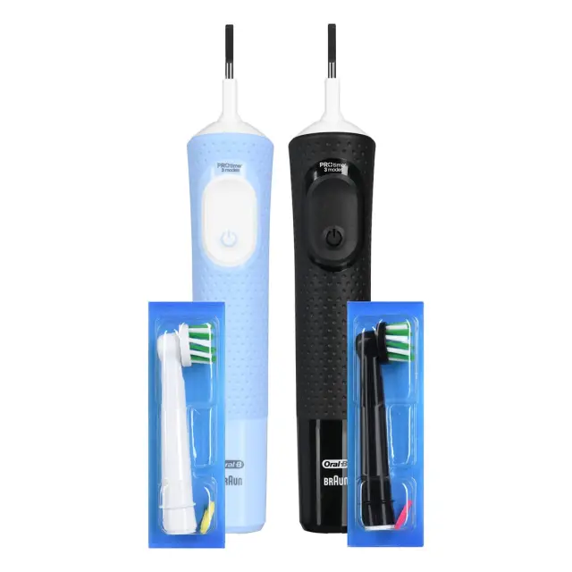 Oral-B Ηλεκτρική Οδοντόβουρτσα Vitality Pro D103 Duo Black / Blue (Oral-B Vitality Pro D103 Duo Black/Blue)