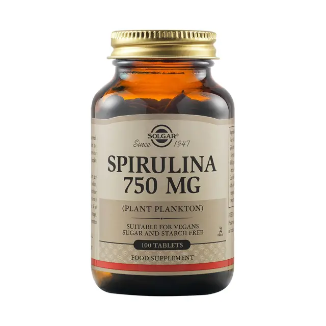 SOLGAR SPIRULINA 750mg 80veg.caps