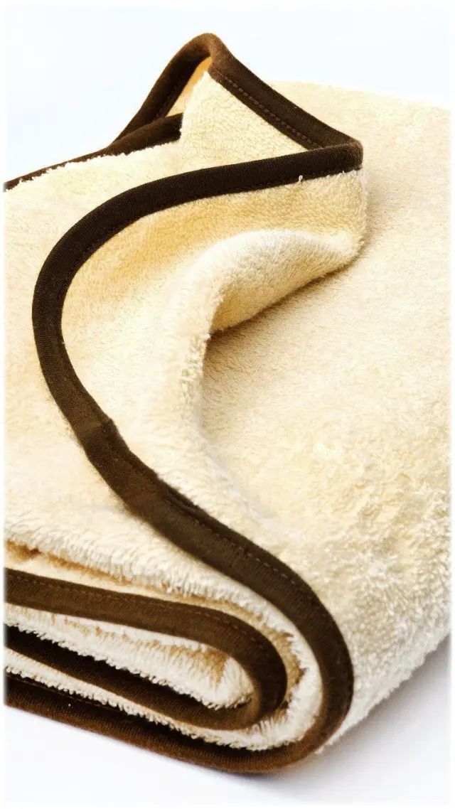 Πετσέτα με Κουκούλα 100x100cm Sensillo Morse Beige 5902021524198 3