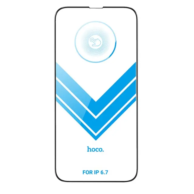 Tempered Glass Hoco A33 9Η Full Screen Protection 0.33mm Apple iPhone 14 Plus 13 Pro Max με Οδηγό Εύκολης Τοποθέτησης 3