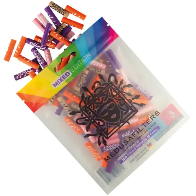 Φίλτρο Medusa Slim 100 Ενεργού Ανθρακα 6.0mm - Mixed Color
