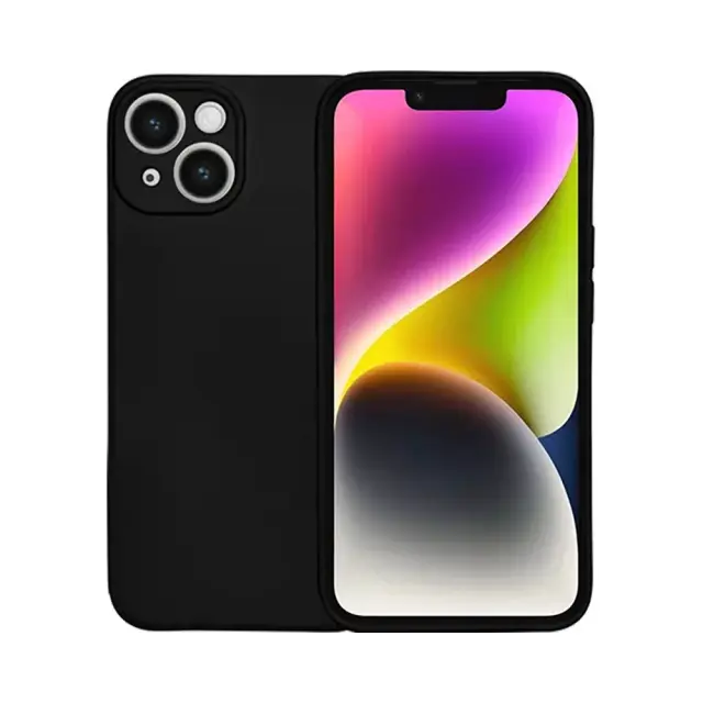 Θήκη Σιλικόνης Vivid Silicone Cover Apple iPhone 14 Plus Μαύρη 2
