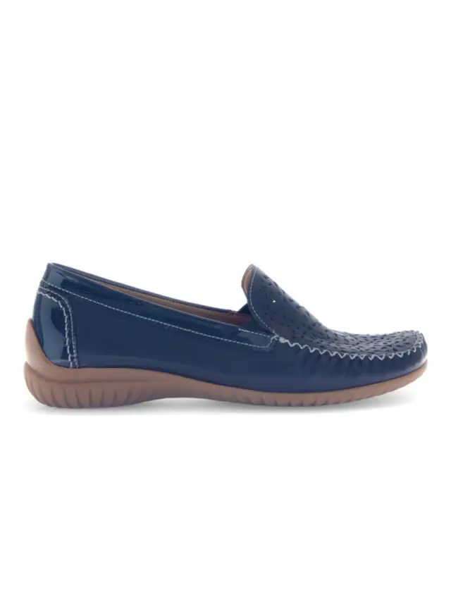 Gabor Μοκασίνια-Loafers Γυναικείο δέρμα Μπλέ GAB/46094 56-MIDNIGHT 3