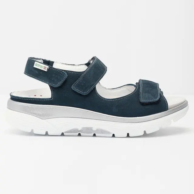Mephisto/Sano Πέδιλα Γυναικείο δέρμα Nubuck Μπλέ SAN/NORINE NAVY - 36