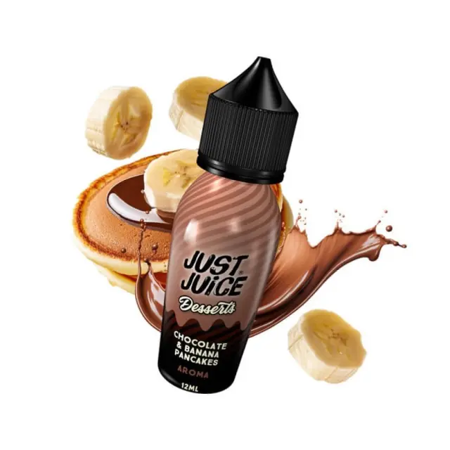Just Juice Desserts Flavor Shots Chocolate and Banana Pancakes 12ml to 60ml 2