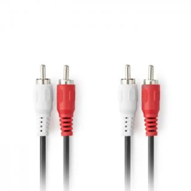Καλώδιο ήχου 2x RCA αρσ. - 2x RCA αρσ., 10m. 2