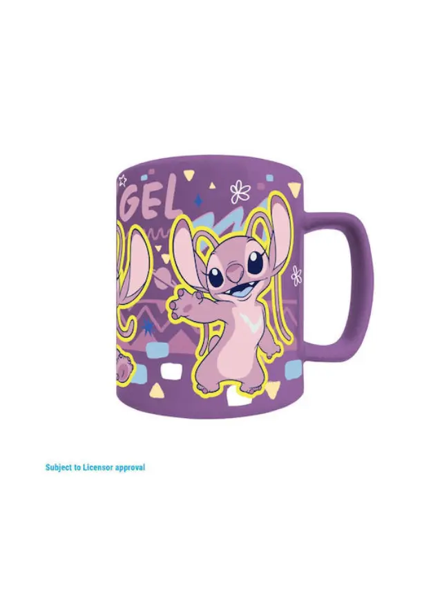 Pyramid LILO and STITCH - Angel Fuzzy Mug 440ml 2