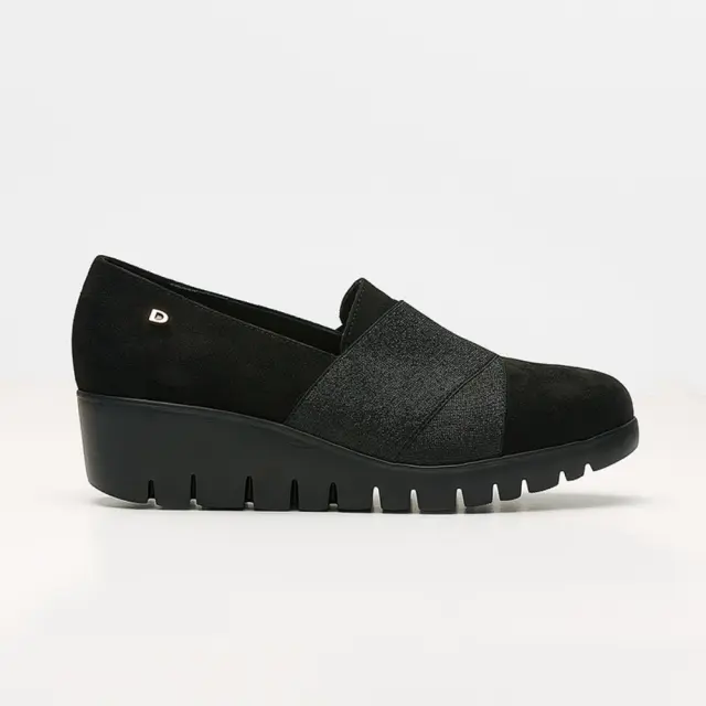 Donna Serena Μοκασίνια-Loafers Γυναικείο δέρμα Nubuck Μαύρο DSE/9525 NERO