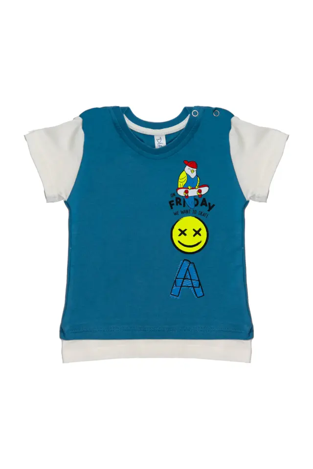 T-Shirt Baby On Friday Μπλέ