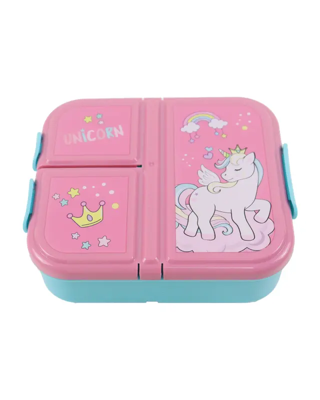 Δοχείο φαγητού 3 χώρων Unicorn 800ml 3