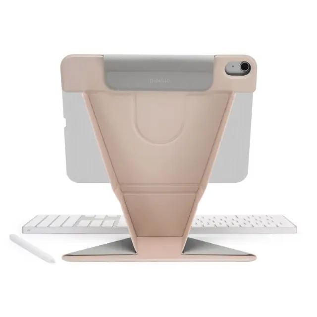 Pipetto Origami No6 Stand case, metallic pink - iPad Air 11" (2025/2024)/ iPad Air 10.9" (2022/2020)
