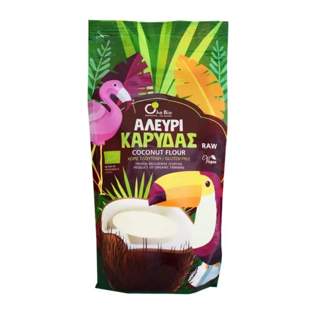Βιολογικό Raw Αλεύρι Καρύδας - Όλα Bio - 250gr 5204217919284