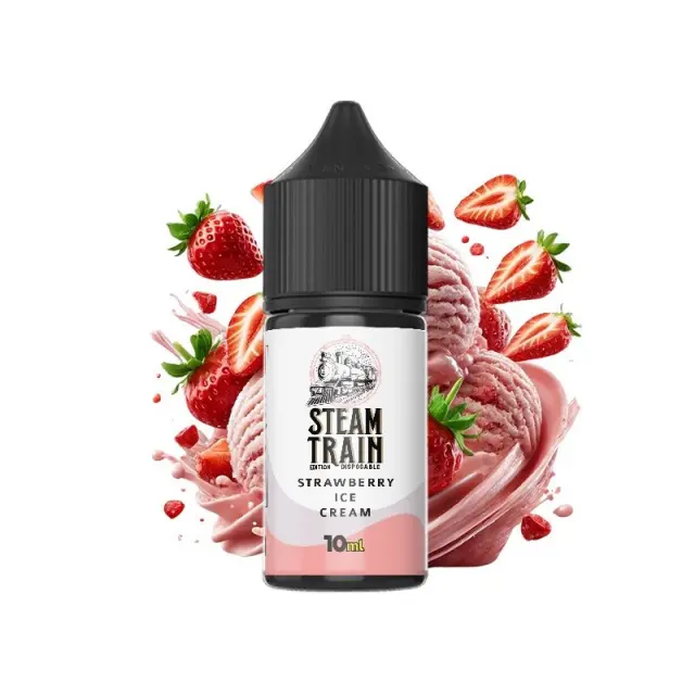 Steam Train Disposable Edition Strawberry Ice Cream 10ml/30ml