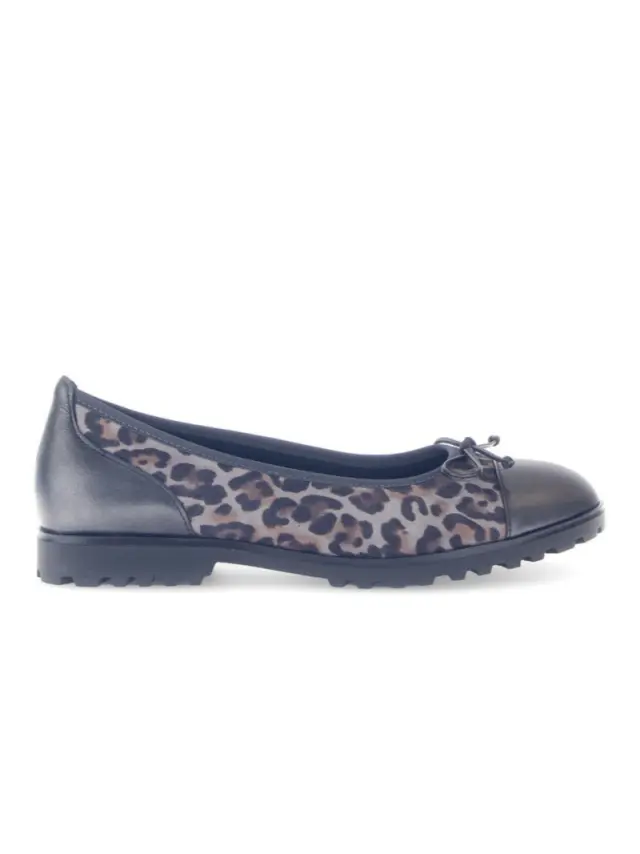 Gabor Μπαλαρίνες Γυναικείο δέρμα Nubuck Γκρί GAB/74100 39-GRAU 3