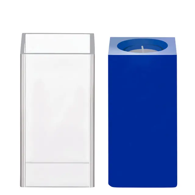 Καλούπι Κεριού με Θέση για Ρεσώ - 73x73mm h152mm (55055)