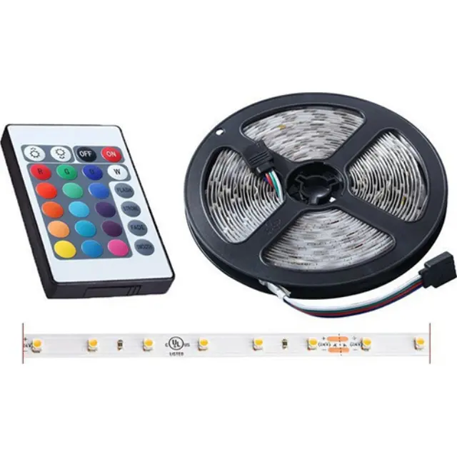 Αδιάβροχη Ταινία LED RGB 5m με Τηλεχειριστήριο SMD3528 12V 000835 2