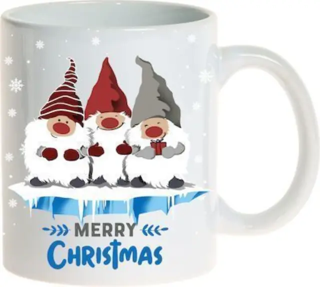 κούπα κεραμική χριστουγεννιάτικη merry christmas (κωδ. 3604)