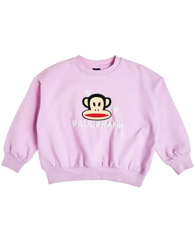 Μπλούζα φούτερ Paul Frank με κέντημα