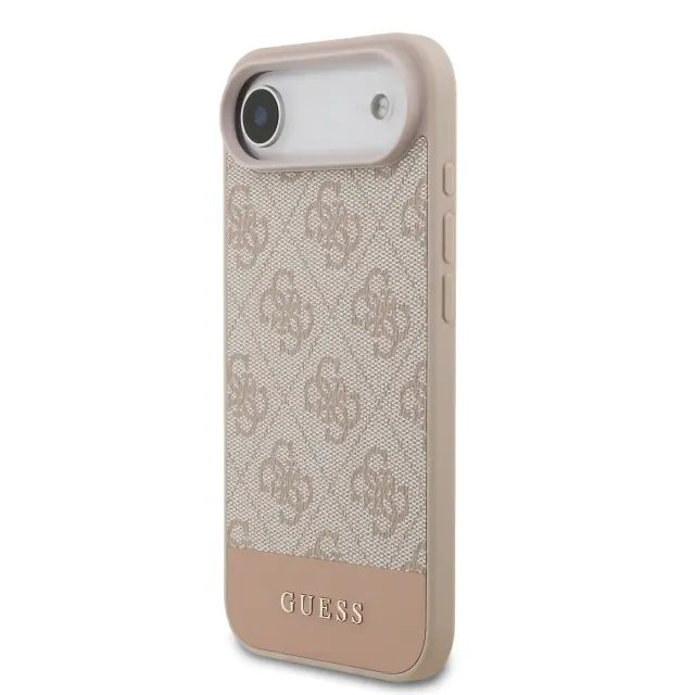 Guess PU 4G Stripe Case for iPhone Air Pink 2