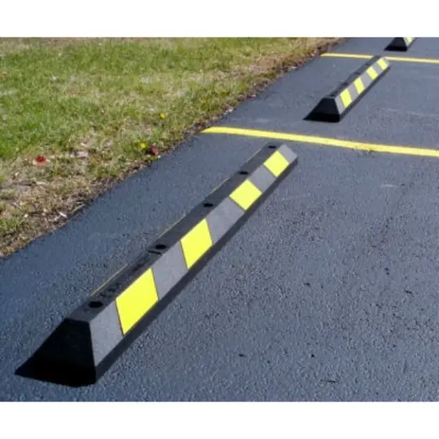 Στοπ Τροχών Επαγγελματικό Μεγάλο 183cmX15cmX10cm 3