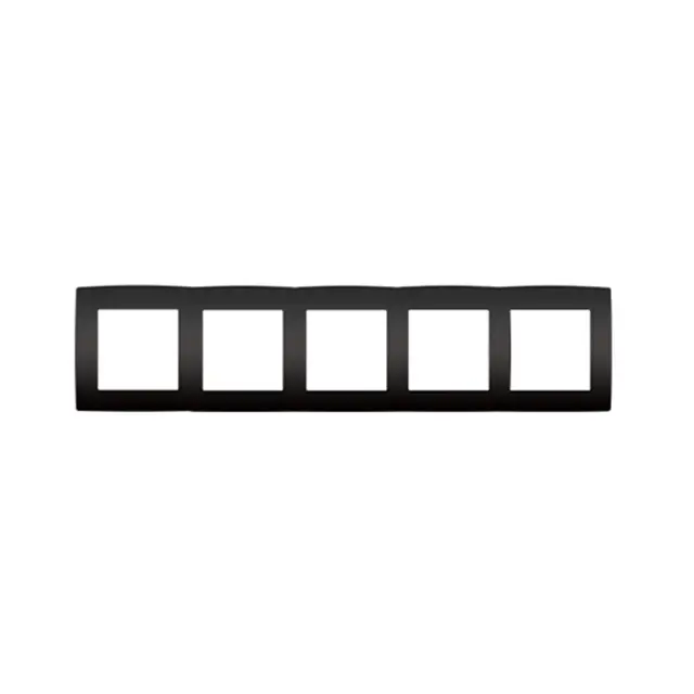 PRIME ΠΛΑΙΣΙΟ 5 ΘΕΣΕΩΝ ΜΑΤ ΑΝΘΡΑΚΙ IP20 / 1000119405
