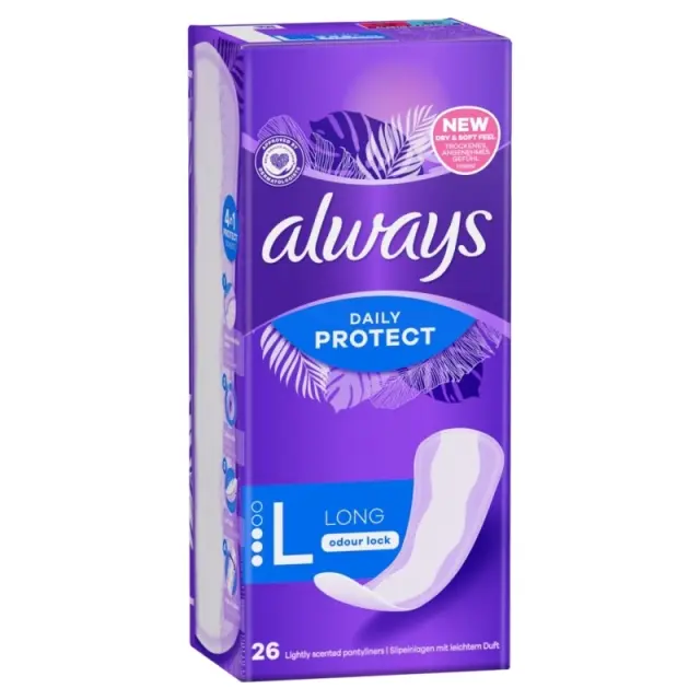 Always Dailies Large Extra Protect Σερβιετάκια, 26 τεμάχια
