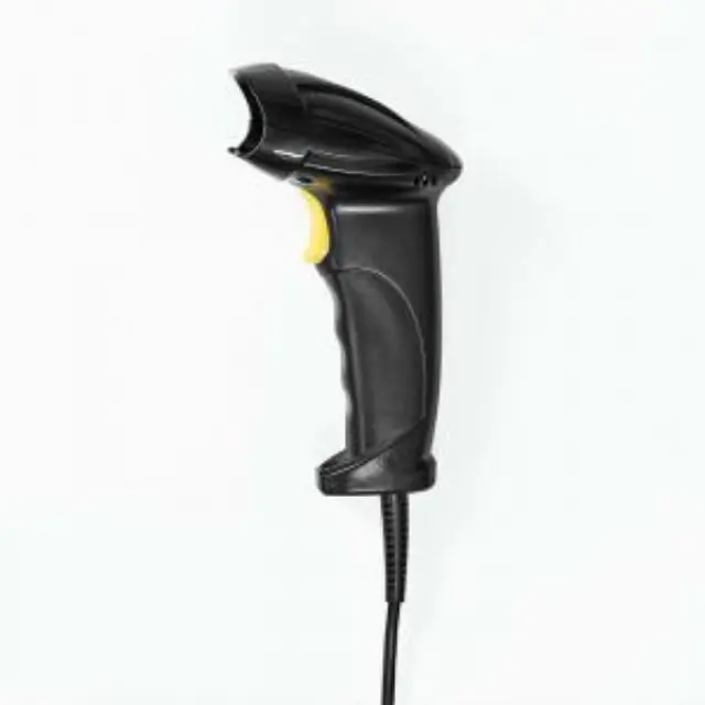 Ενσύρματος σαρωτής barcode USB υψηλής ακρίβειας, σε μαύρο χρώμα. 2