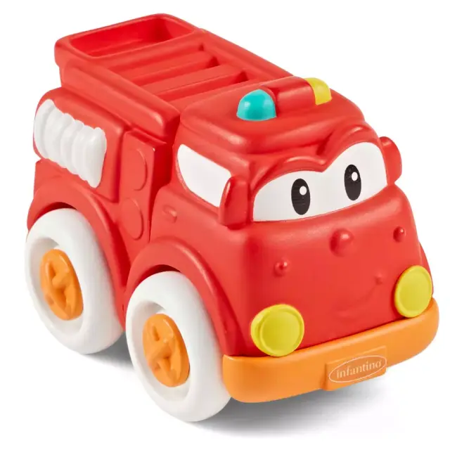 INFANTINO GRIP & ROLL SOFT WHEELS-FIRE ENGINE 2