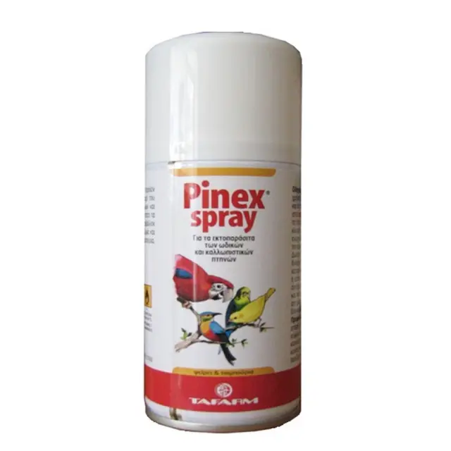 Tafarm Pinex Spray Αντιπαρασιτικό Σπρέι Ωδικών Πτηνών 150ml