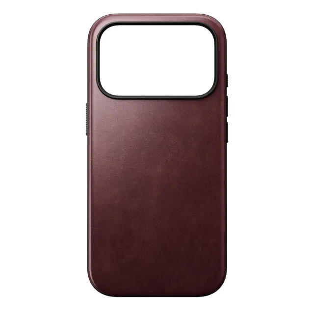 Nomad Modern Leather Case, burgundy (Horween) - iPhone 18 Pro