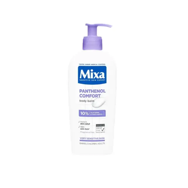 Mixa Panthenol Comfort Body Balm Πλούσιο Ενυδατικό Βalm Σώματος με Πανθενόλη, 250ml