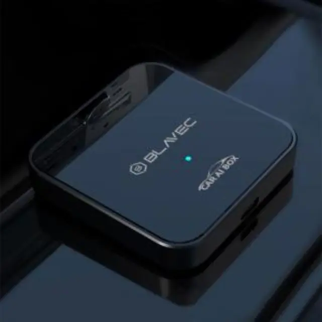 Ασύρματος Προσαρμογέας AI Box Blavec BCP-01 Carplay/ Android Auto με Bluetooth Wi-Fi & Καλώδια USB A & USB C σε USB C Μαύρο N71060 3