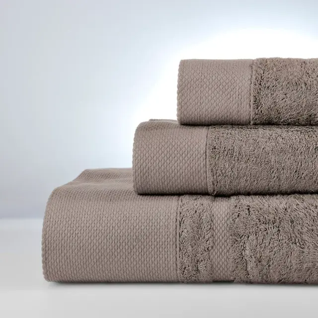 Σετ πετσέτες 600gsm New Rosa Brown Σετ 3ων τεμαχίων (30x50, 50x90, 100x150)