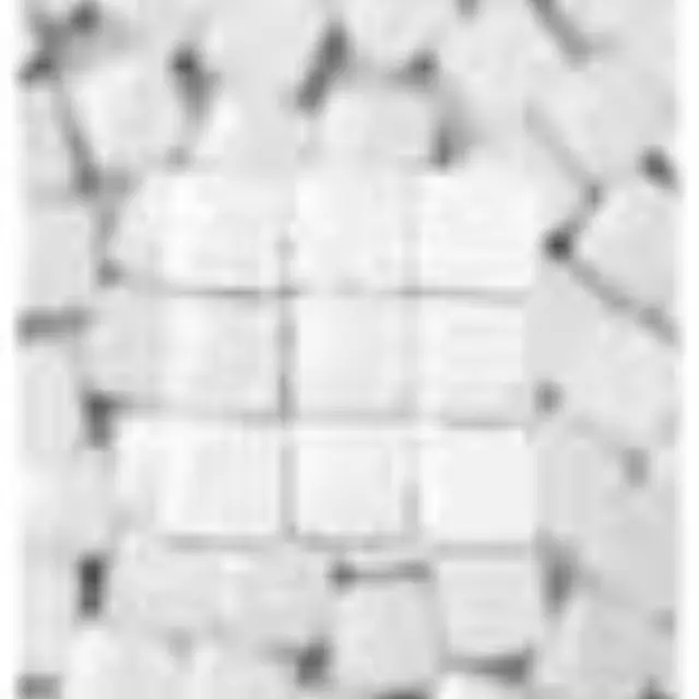 Mini Κεραμική Ψηφίδα 5x5x3mm, Oyster White, RW02 ~10gr ~100τεμ