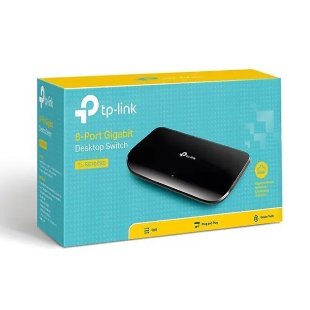 TP-LINK TL-SG1008D v1 Unmanaged L2 Switch με 8 Θύρες Gigabit (1Gbps) Ethernet 3