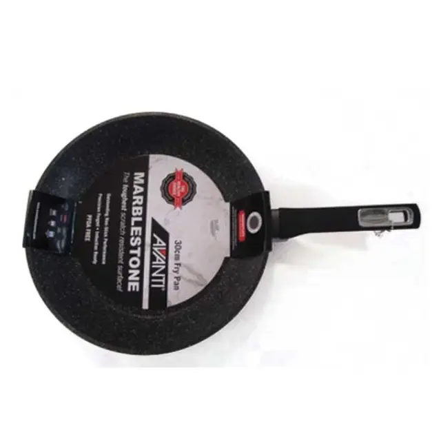 Cookshop Τηγάνι Αντικολλητικό Marblestone 30cm Μαύρο