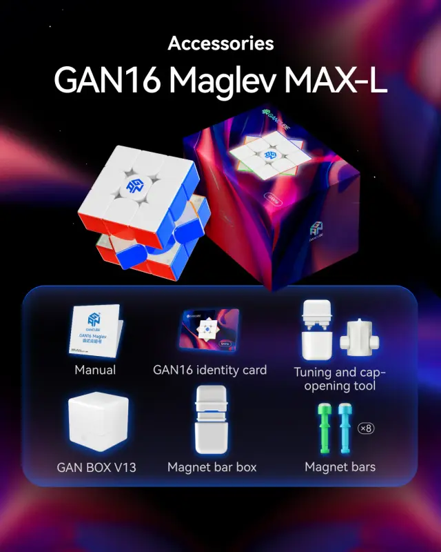 GAN 16 MagLev MAX-L UV 3x3 M 3