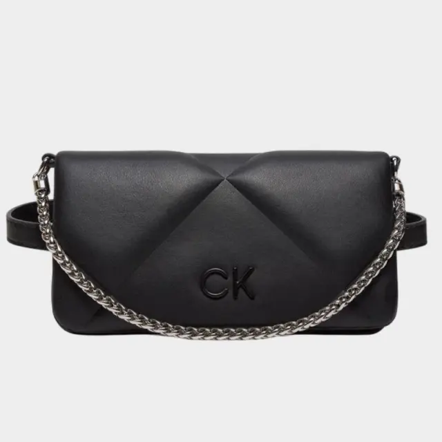 Calvin Klein - Γυναικείο Τσαντάκι Μέσης﻿ Crossbody Bumbag Quilt K60K611668-BEH Μαύρο