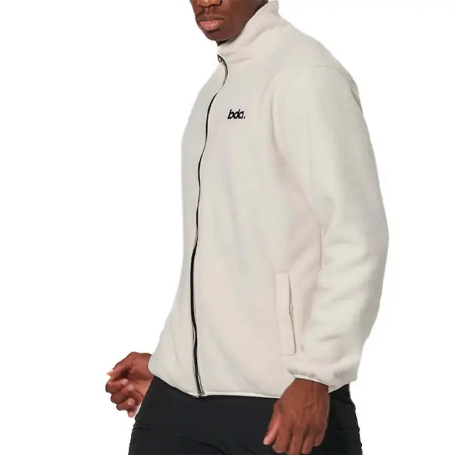 Body Action Men's Bucle Fleece Jacket Εκρού 073522-05 (Body Action) 3