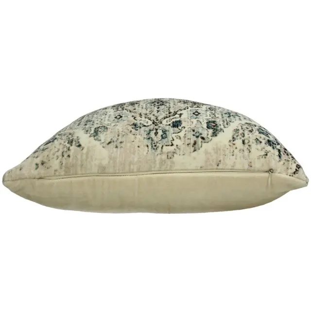 Μαξιλάρι Vintage Μπεζ Βελούδο 45x45cm 3