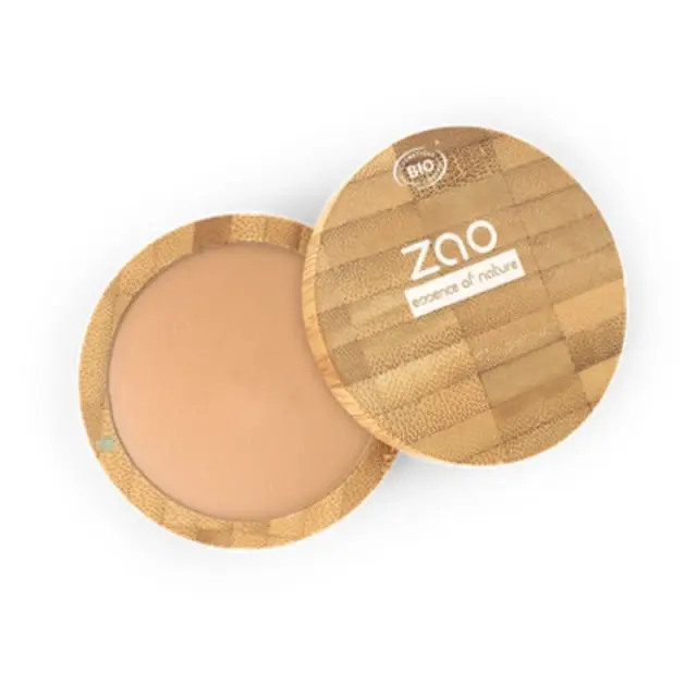 Zao Organic Mineral Cooked Powder – Βιολογική baked πούδρα για ηλιοκαμένο & ομοιόμορφο αποτέλεσμα - 347 Natural Glow