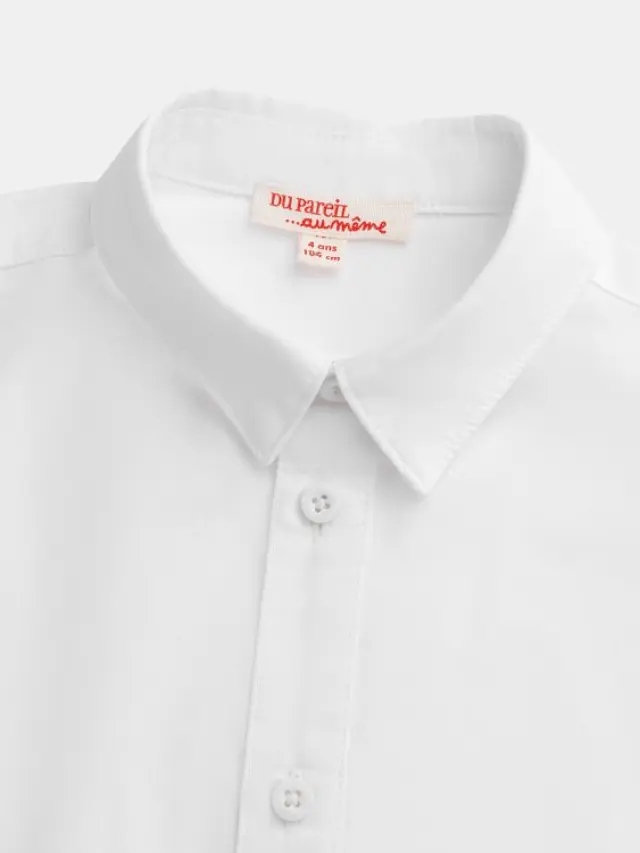 Παιδικό Πουκάμισο Chic White ΛΕΥΚΟ 3