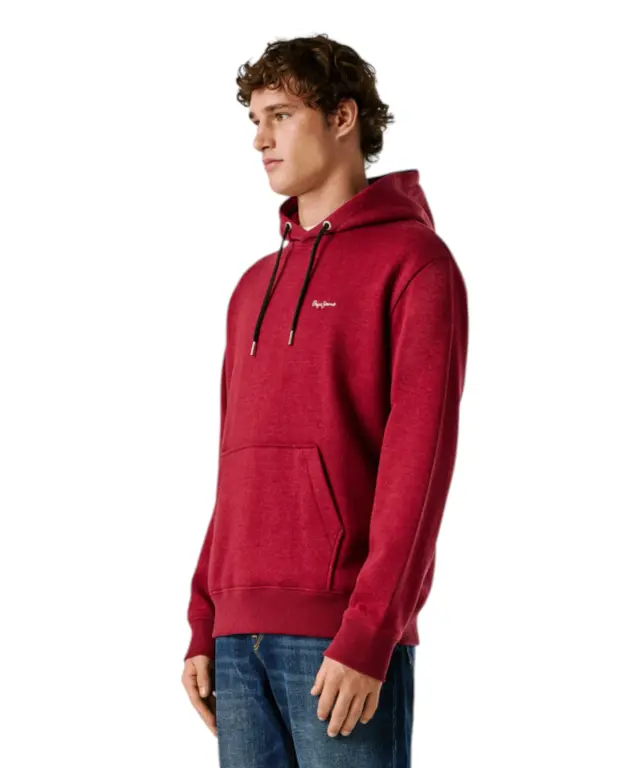 Pepe Jeans - Ανδρική Φούτερ με Κουκούλα Griffin Regular Fit PM5800071-287 Μπορντό 2