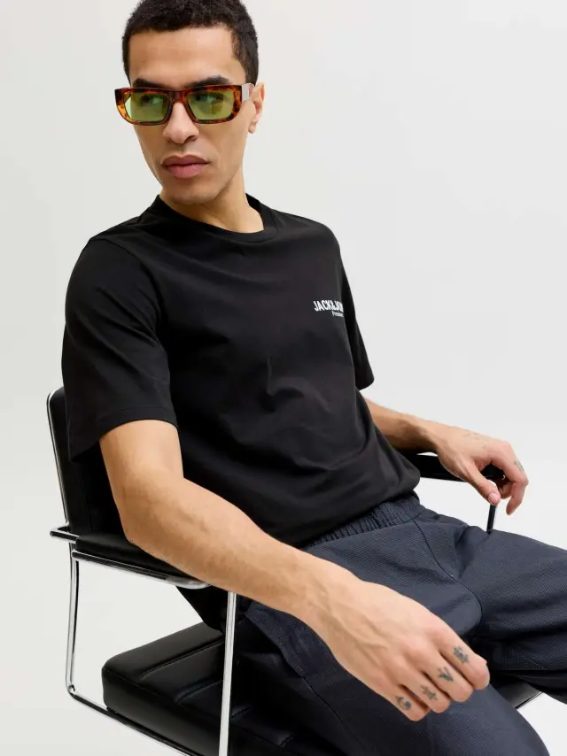 JPRBLAOSCAR SS TEE FST Black 2