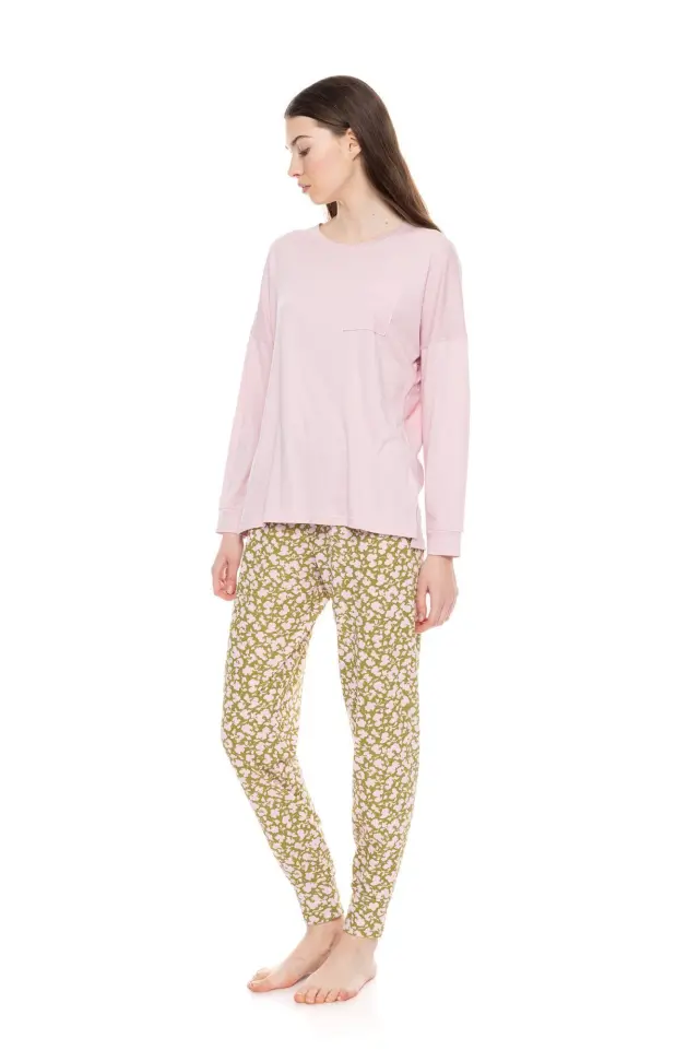W1609 - Type - PYJAMA GREEN BLOSSOM 2