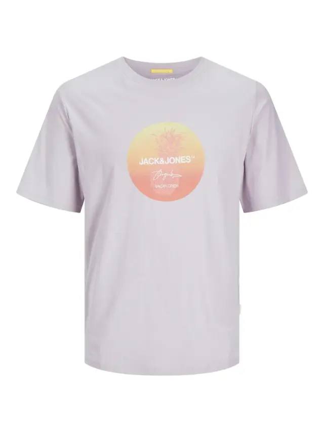 JORARUBA SUNSET BRANDING TEE SS C.N lavender frost - XXL