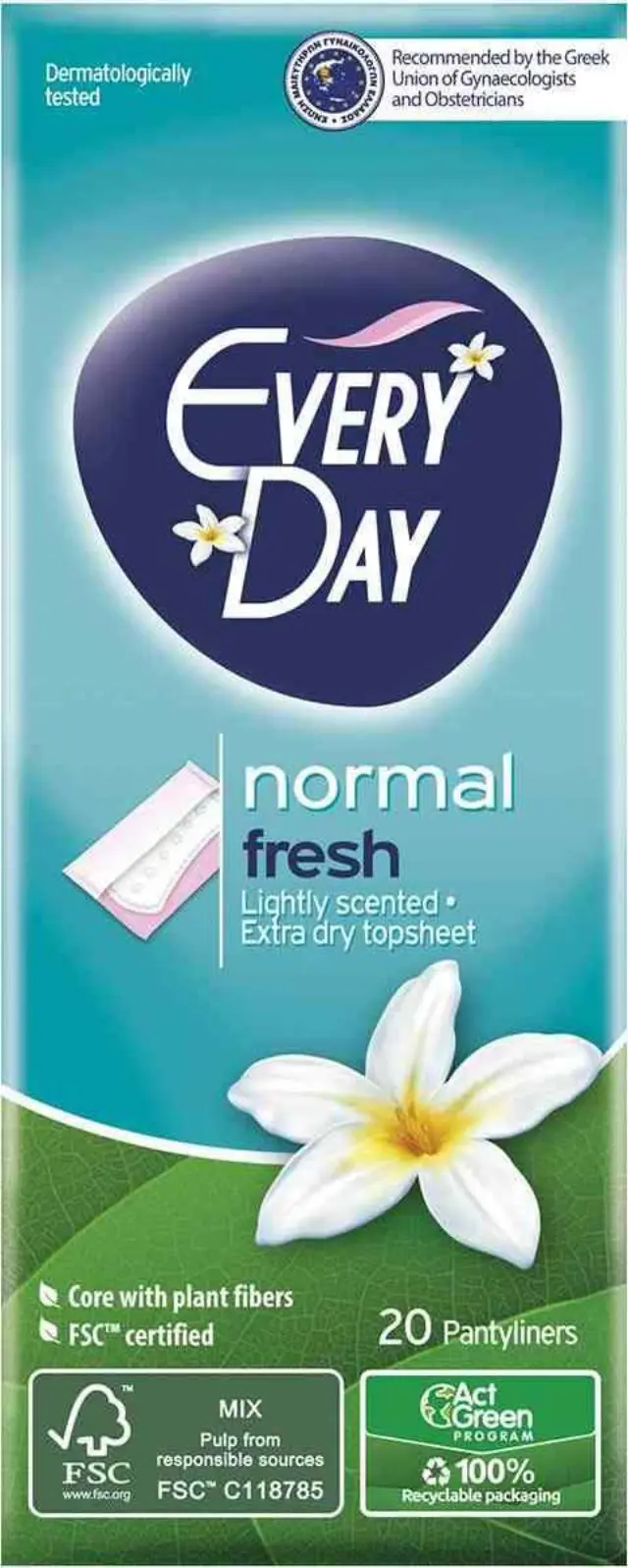 Every Day Fresh Normal Deo Σερβιετάκια Ημερήσια 20τμχ