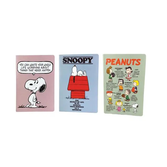 BMU Σετ 3 Σημειωματάρια Α5 / 3-Notebook-pack: Peanuts