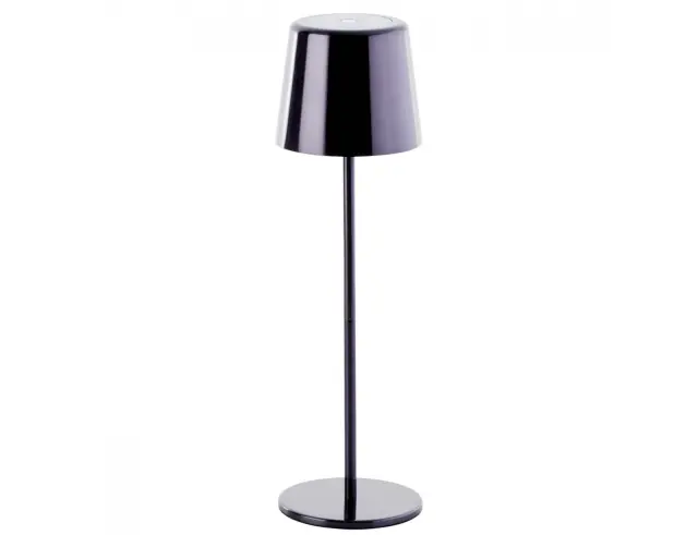 Επιτραπέζιο φωτιστικό LED Brilliant Xaana με μπαταρία, USB, ισχύ 4W και διαστάσεις 11x11x37cm - Μαύρο 3