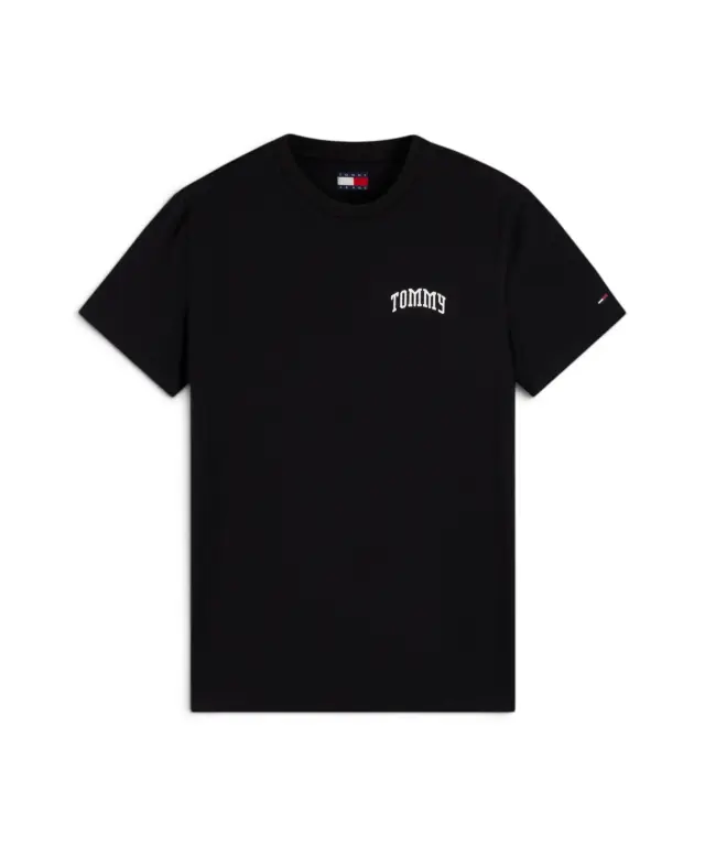 Tommy Hilfiger - Ανδρικό T-shirt Logo Tee Ext Chest Slim Fit DM0DM23558-BDS Μαύρο
